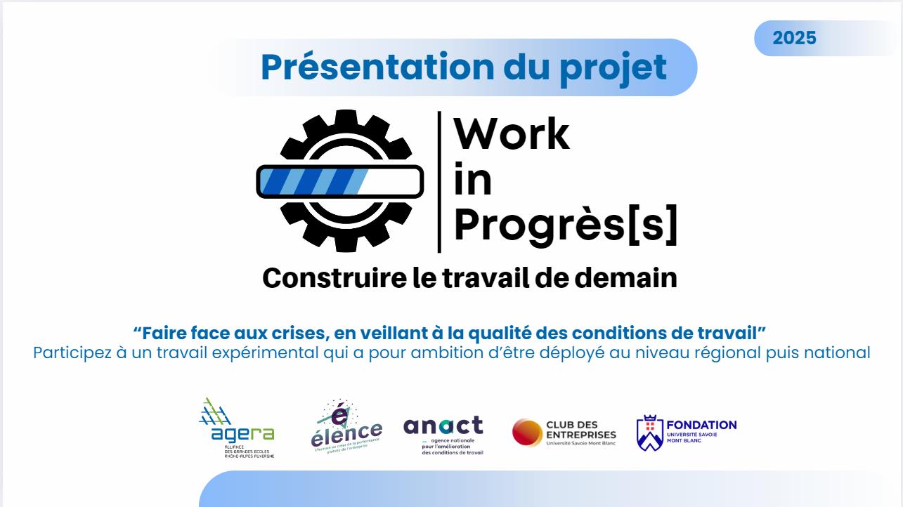 Présentation du projet AGERA et ELENCE  – Work in Progrès[s]