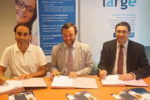 Partenariat IAE Lyon, Cnam Rhône-Alpes, et CREF 