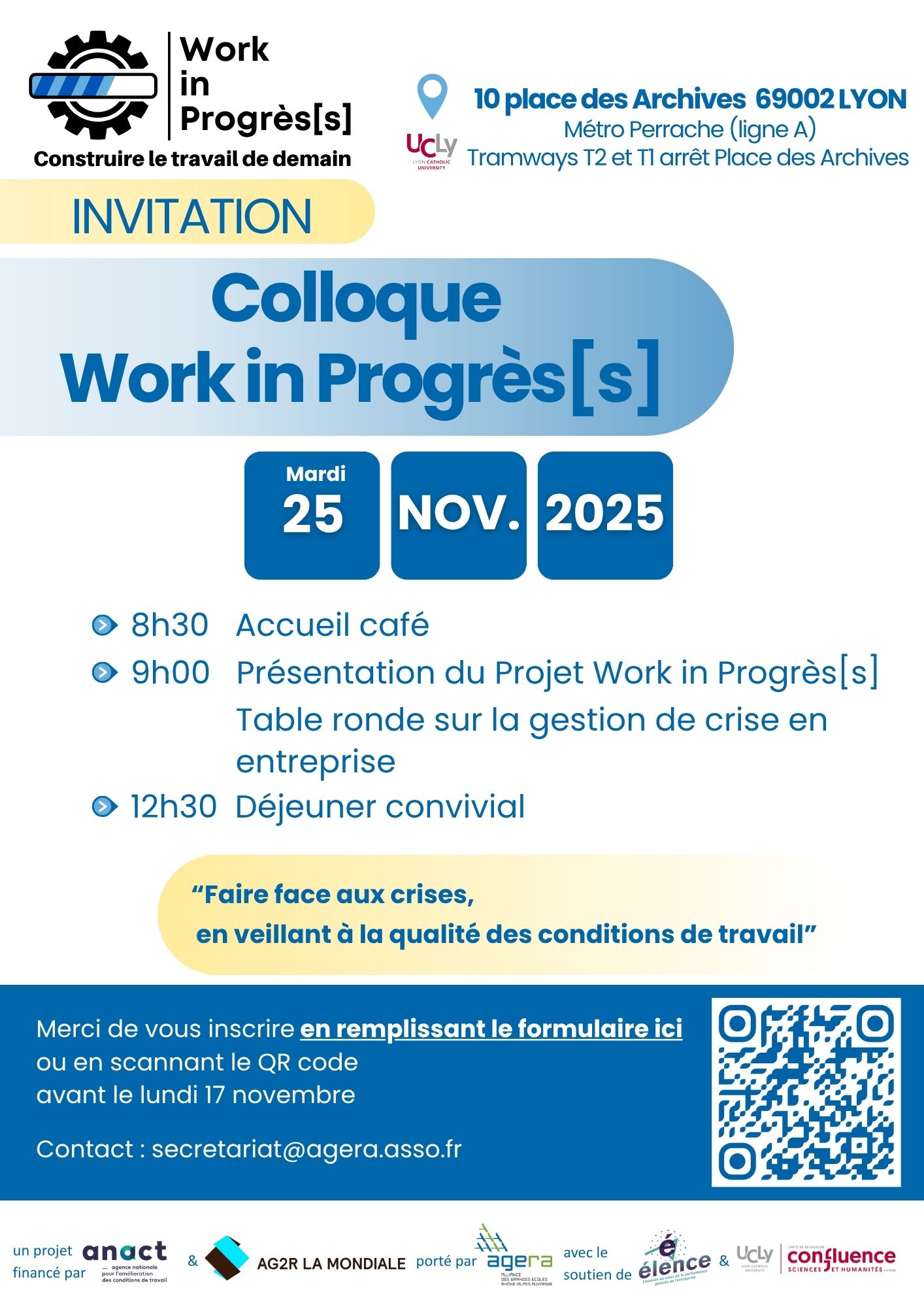 Colloque Work in Progrès[s] le 25/11/2025