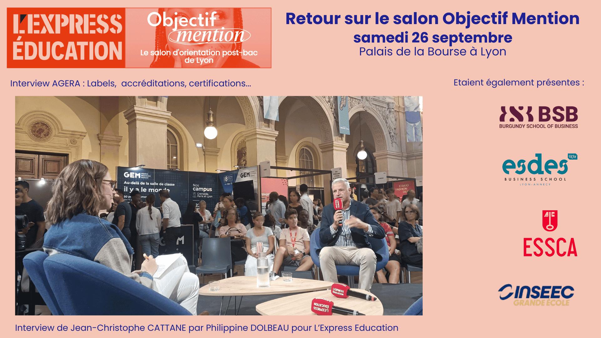Retour sur le salon Objectif Mention du 26 septembre à Lyon
